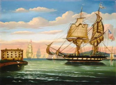 Bay of New York, Sunset