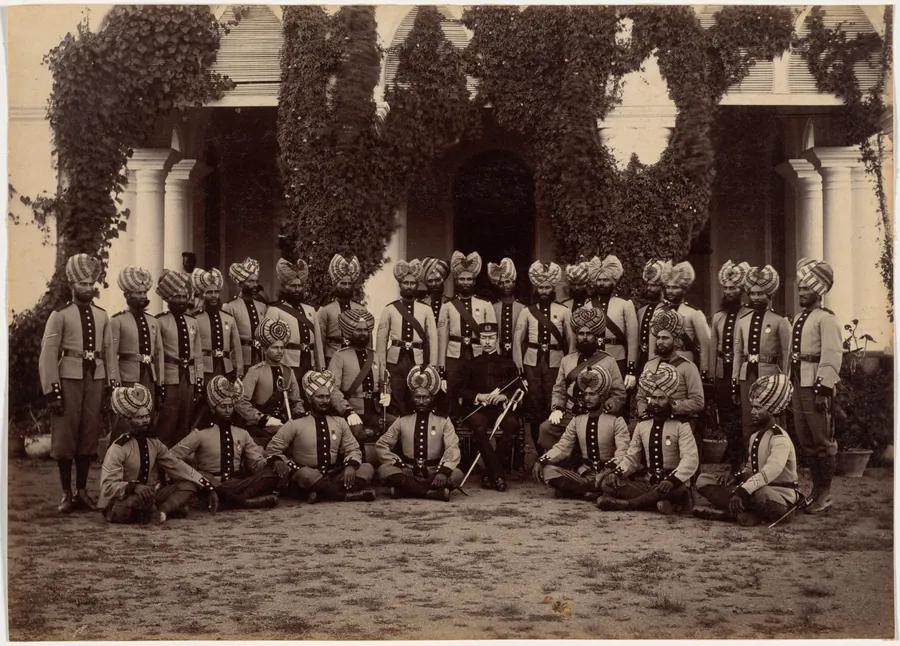 Detachment of Bhopal Battalion at Indore by Raja Deen Dayal