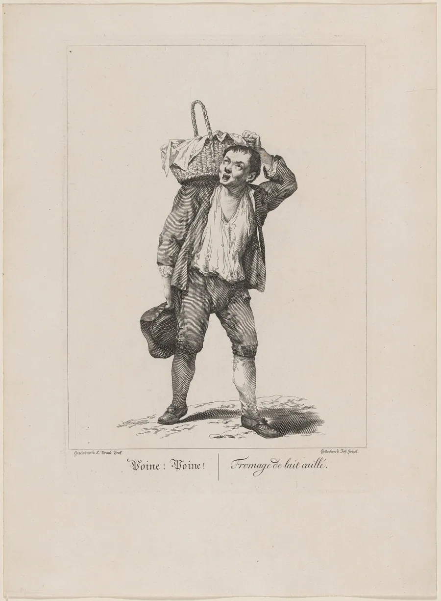 Poine! Poine! (Cheese Curd Seller) by Johann Feigel