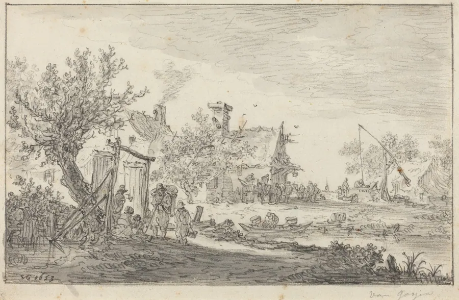 Wayside Inn by Jan van Goyen