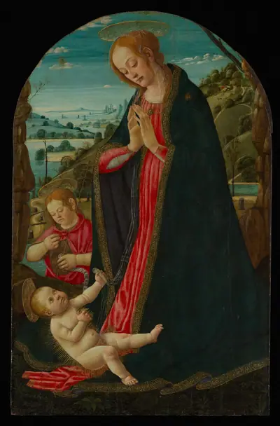 The Virgin Adoring the Child with the Infant Saint John the Baptist