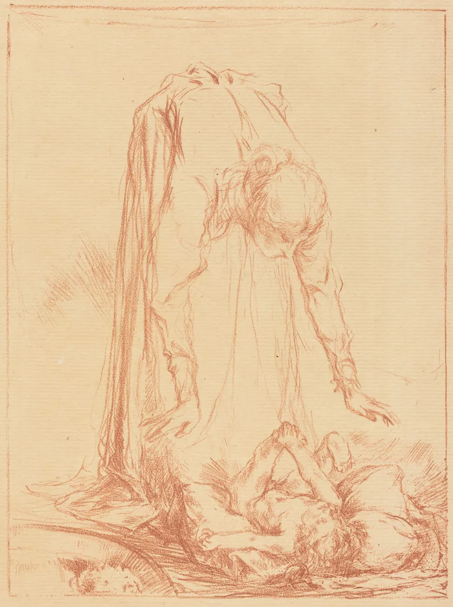 Caresses by Charles Haslewood Shannon