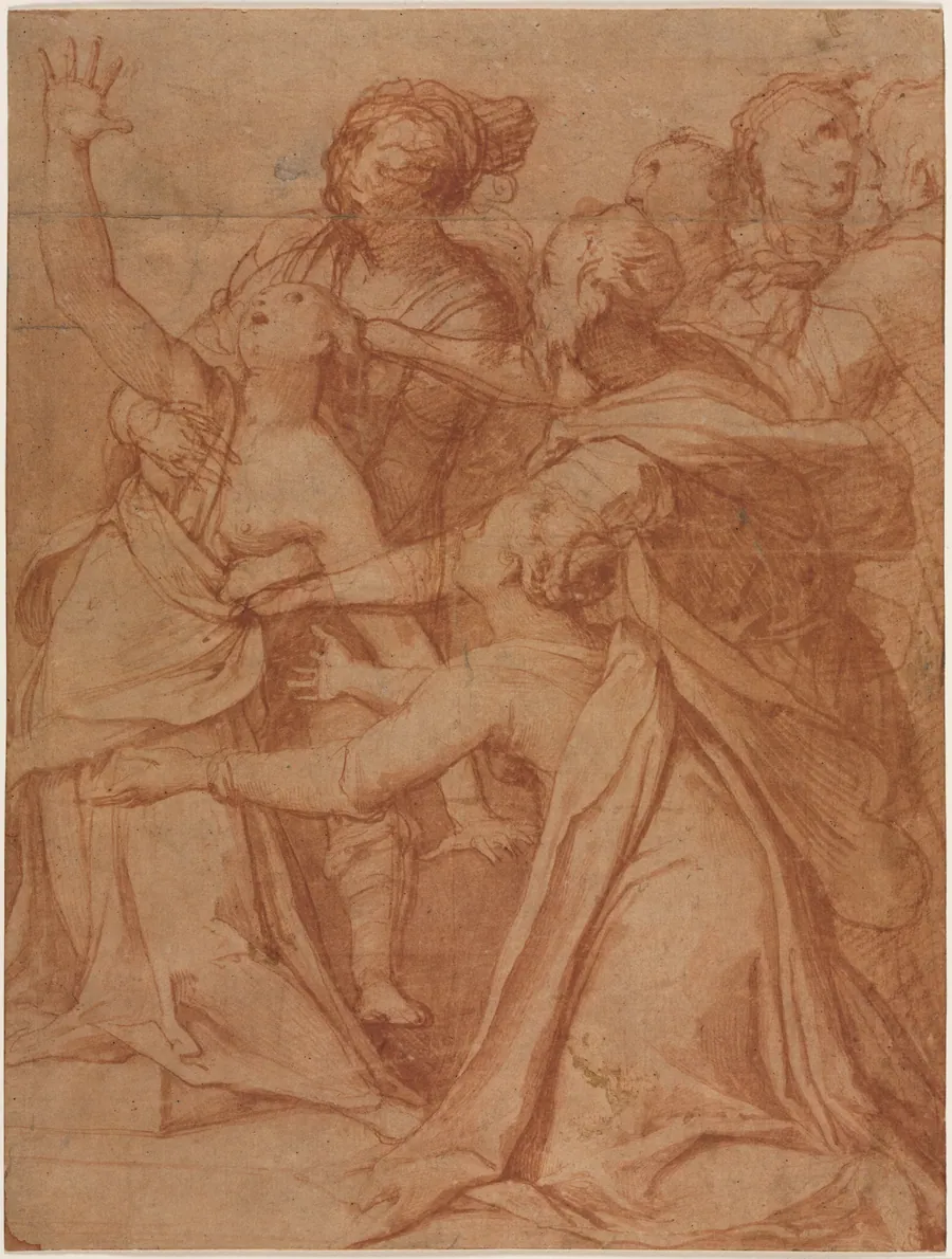 A Miracle of Saint Philip Benizzi: The Healing of a Demoniac Woman by Taddeo Zuccaro