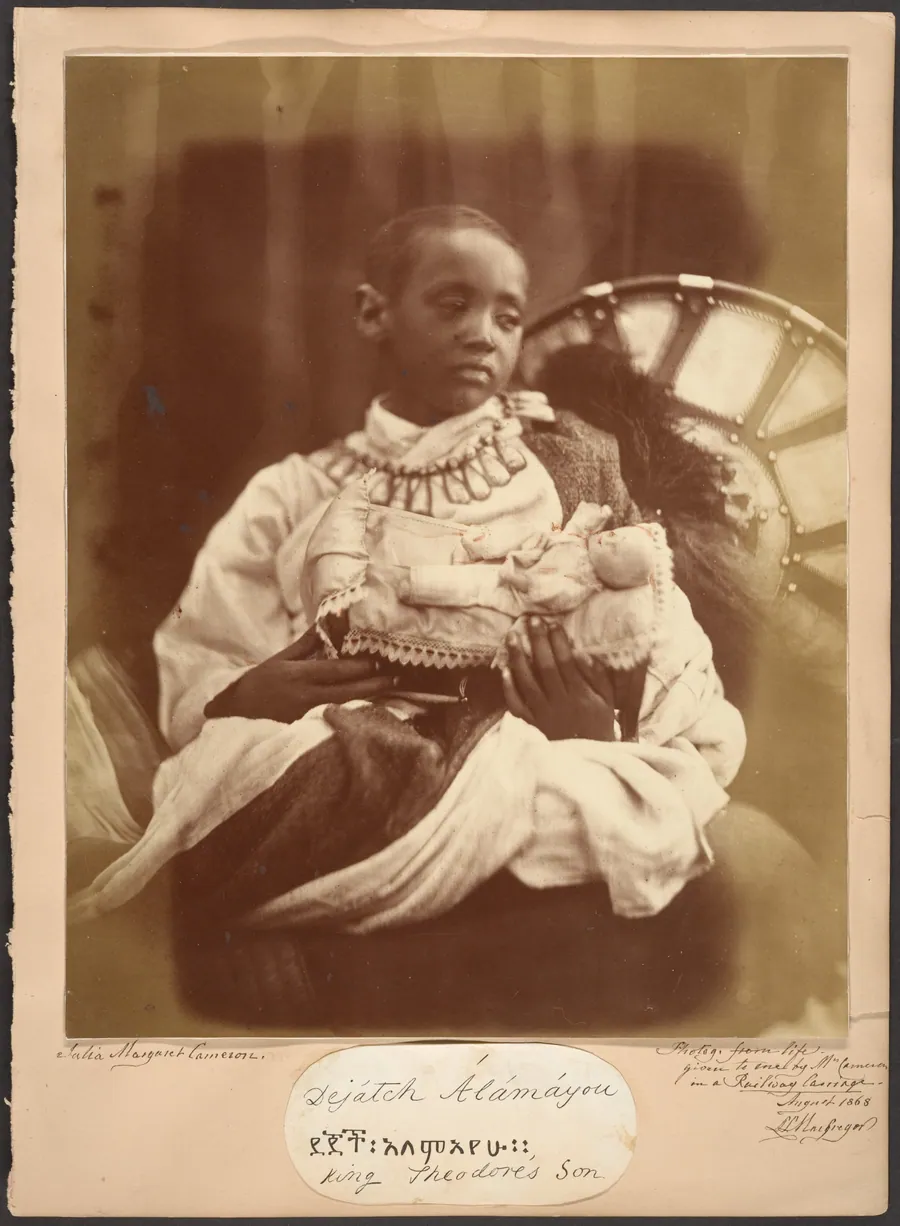 Déjatch Alámayou, King Theodore's Son by Julia Margaret Cameron