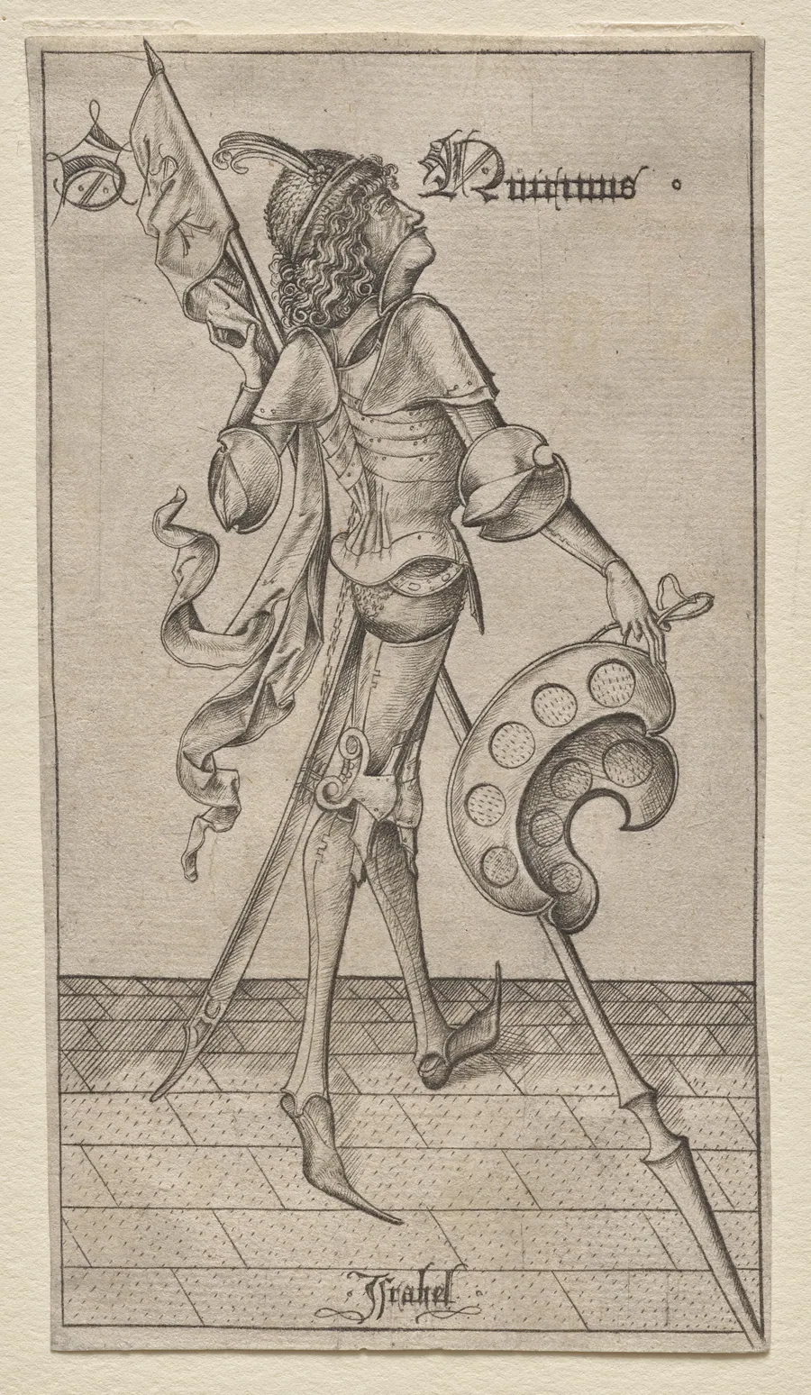 St. Quirinus by Israhel van Meckenem