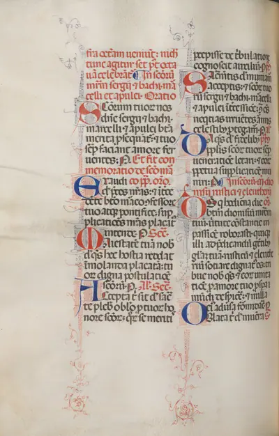 Missale: Fol. 319v: St. Francis & Full Mass of St. Francis