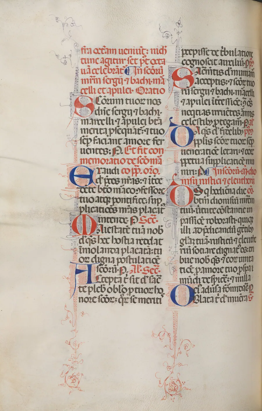 Missale: Fol. 319v: St. Francis & Full Mass of St. Francis by Giapeco Caporali