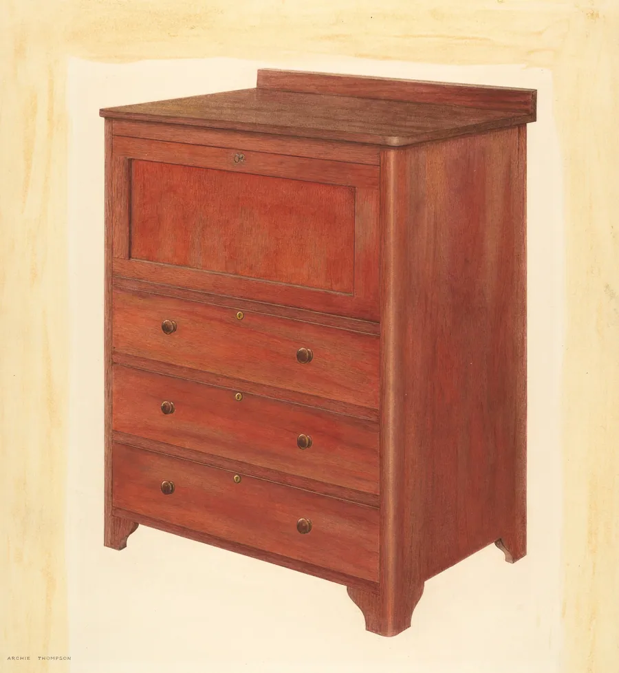 Bishop Hill Square Desk by Archie Thompson