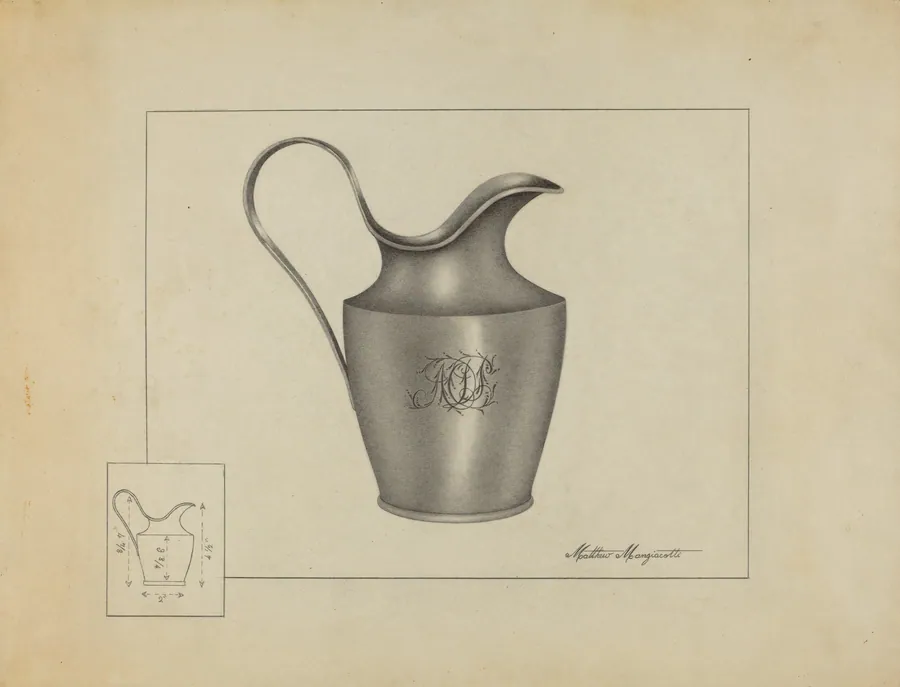 Silver Creamer by Matthew Mangiacotti