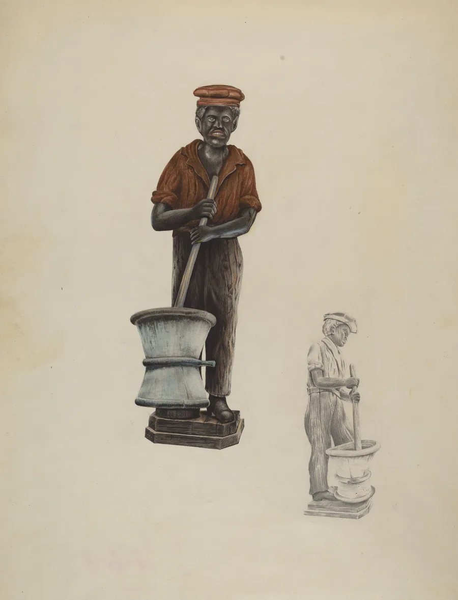 Drug Store Figure by Ray Price