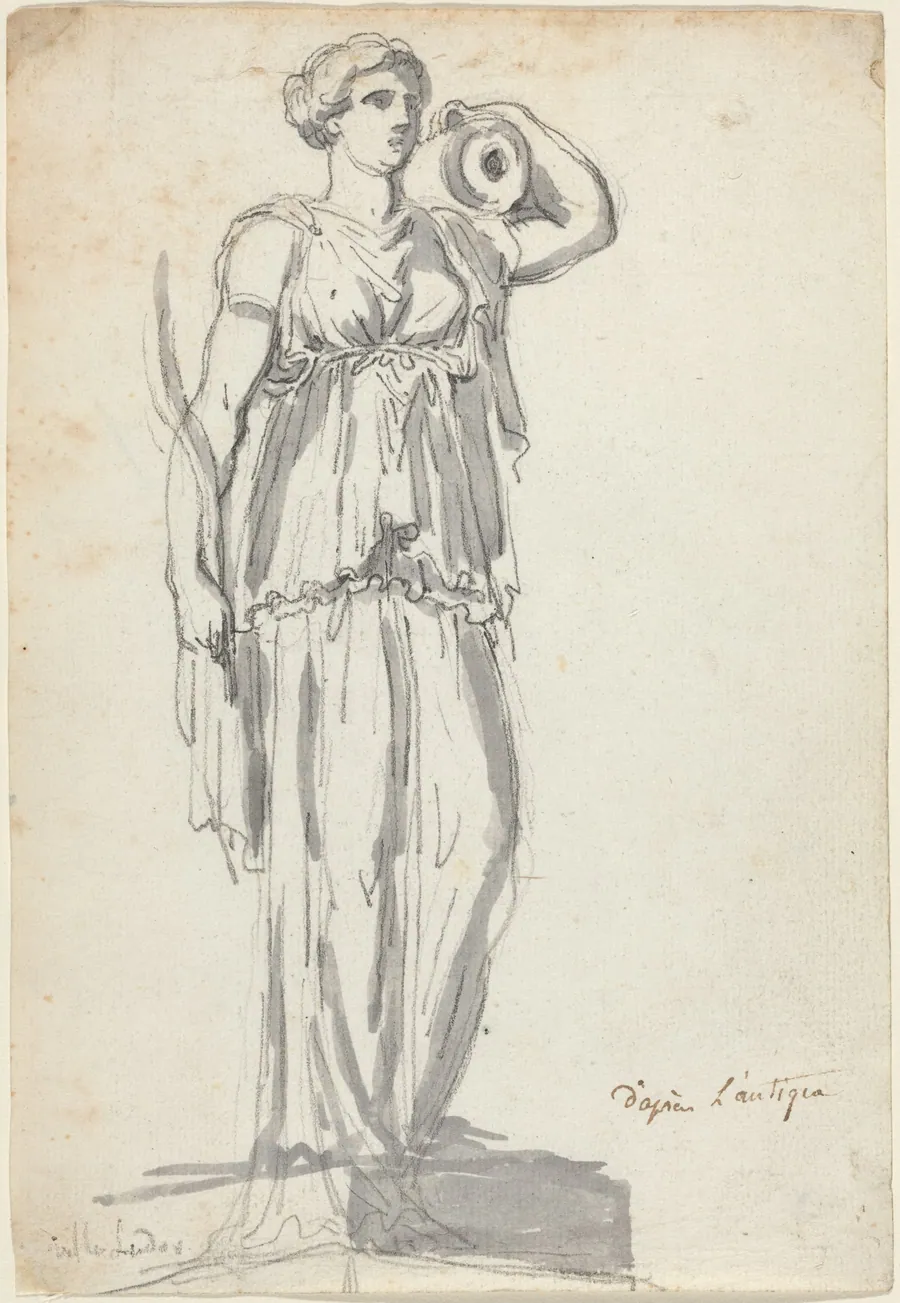 The Ludovisi Water Carrier by Augustin Pajou