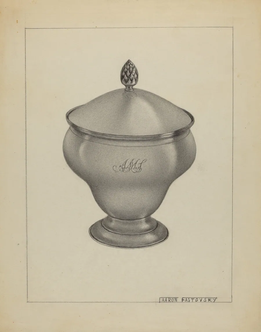 Silver Sugar Bowl by Aaron Fastovsky