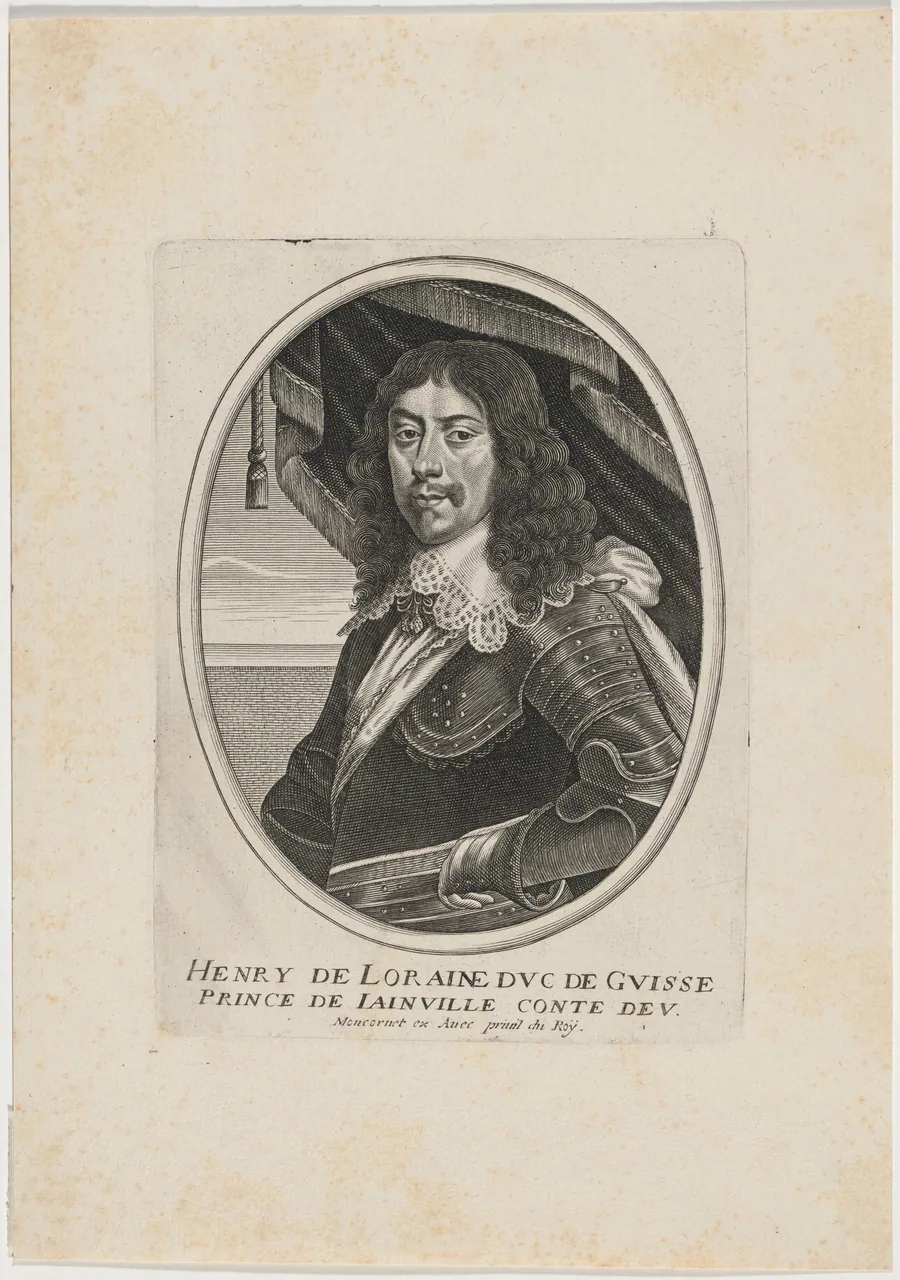 Henry de Lorraine, Fifth Duc de Guise by Balthasar Moncornet
