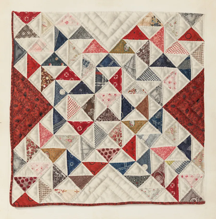 Patchwork Quilt by Mae A. Clarke