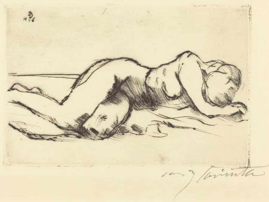 Weiblicher Akt (Female Nude) by Lovis Corinth
