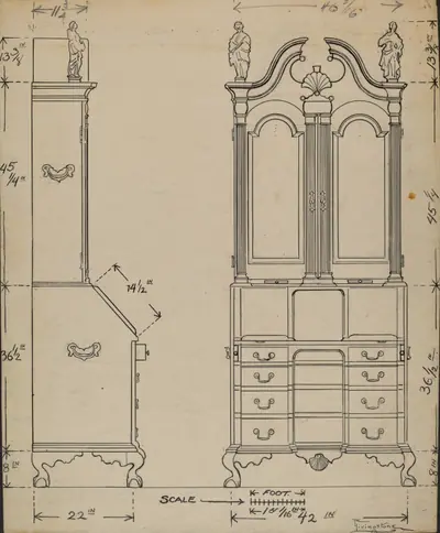 Cabinet-top Desk