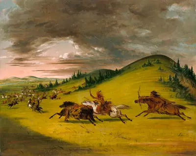 Battle Between Sioux and Sac and Fox