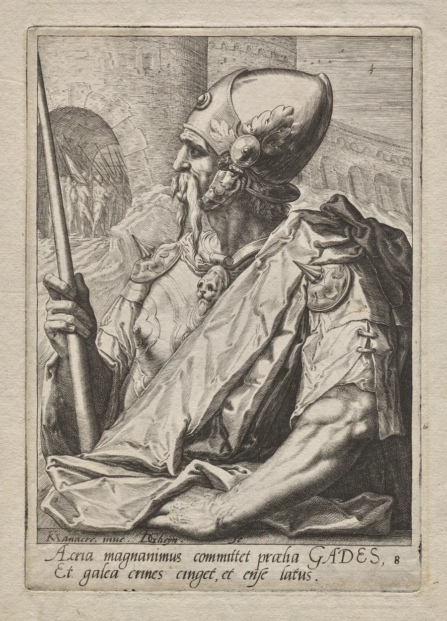 Plate 8: Gad by Jacob de Gheyn II