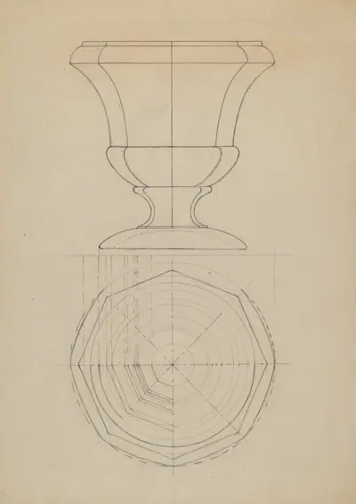 Compote (Blue Urn)