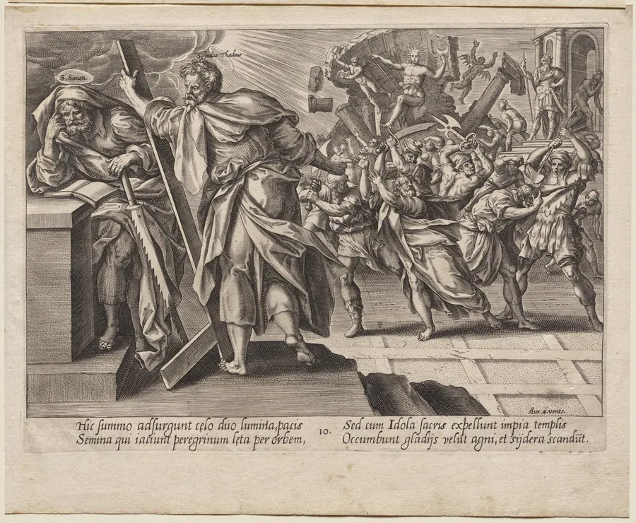 Sts. Judas Thadeus and Simon the Zealot by Hendrick Goltzius