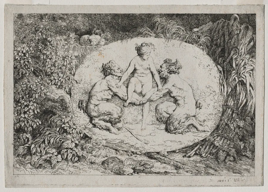 Bacchanales by Jean-Honoré Fragonard
