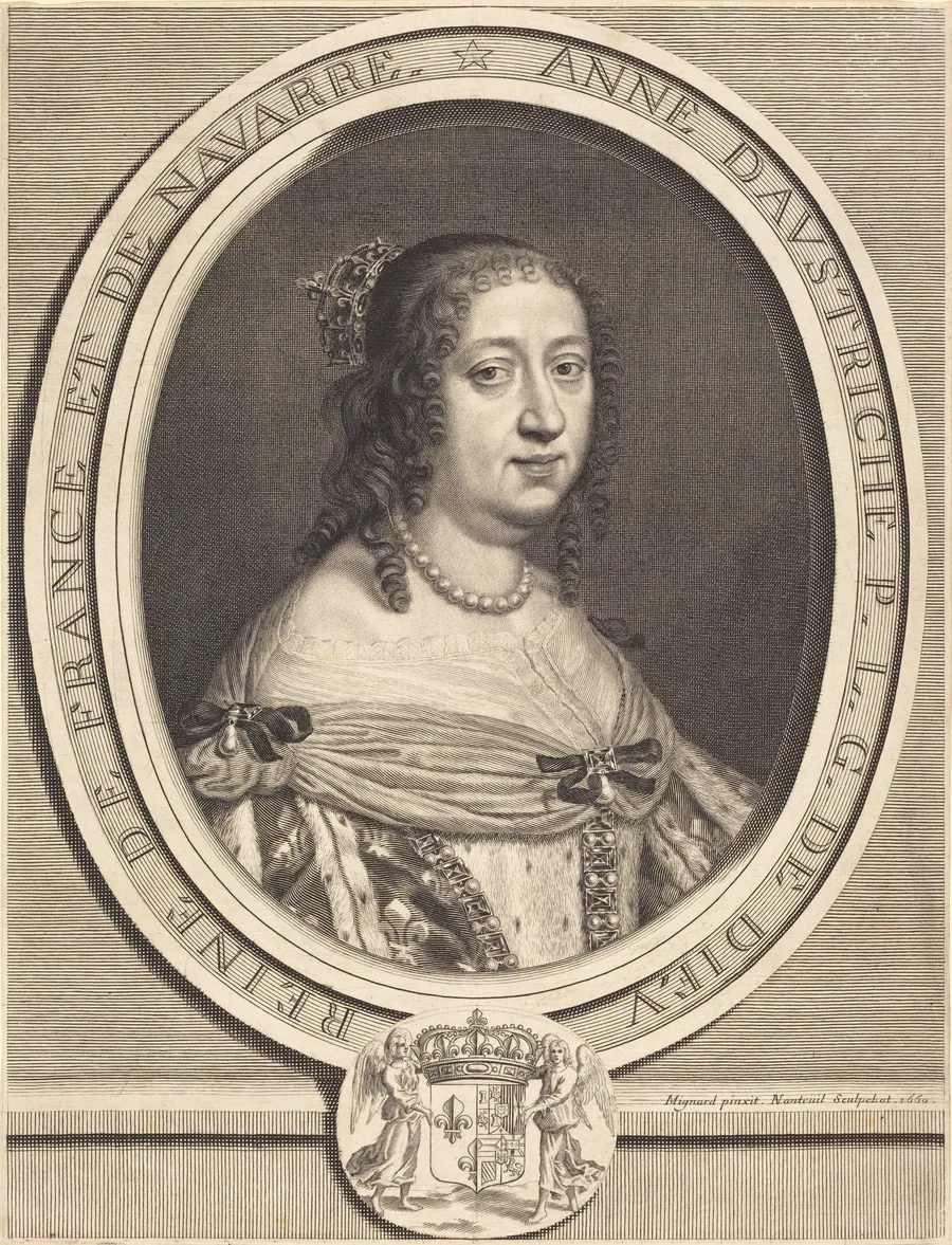 Anne of Austria, Queen of France and Navarre by Robert Nanteuil