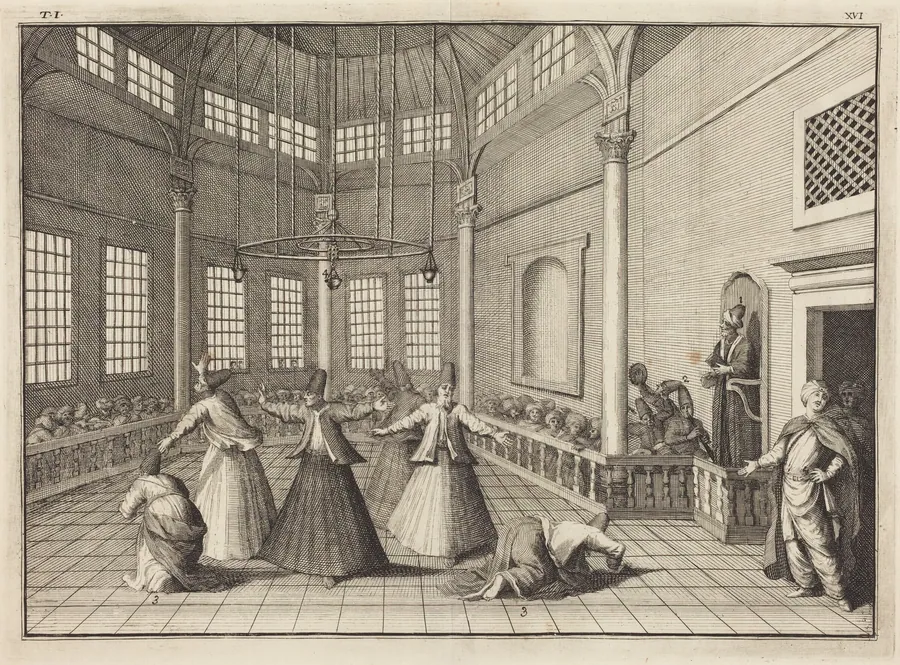 The Inside of a Mosque by William Hogarth