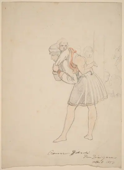 Study after Gozzoli