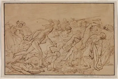 Study for "The Revolt of Cairo"