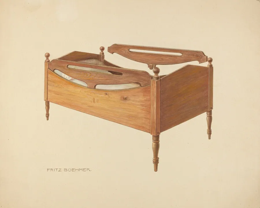 Zoar Child's Bed by Fritz Boehmer