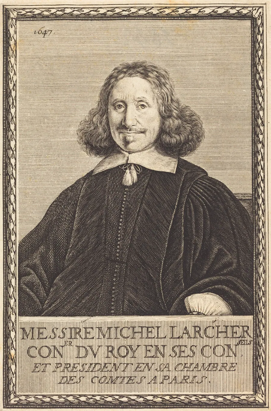 Michel Larcher by Abraham Bosse