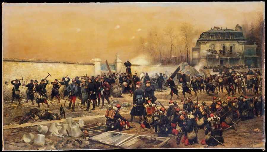 The Defense of Champigny by Edouard Detaille