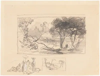 Sketches in Italy [recto]