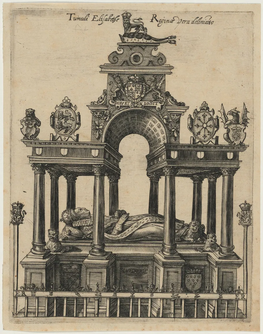 Elizabeth's Tomb by Magdalena van de Passe
