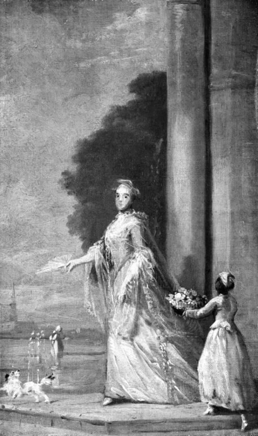 Skitse til et portræt af en russisk fyrstinde (Ekaterina Alekseevna) by Vigilius Eriksen