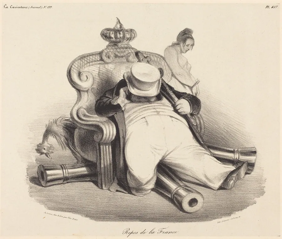 Repos de la France by Aubert