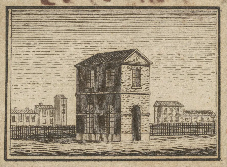 Esperanza, Small Building by Charles B. J. Févret de Saint-Mémin