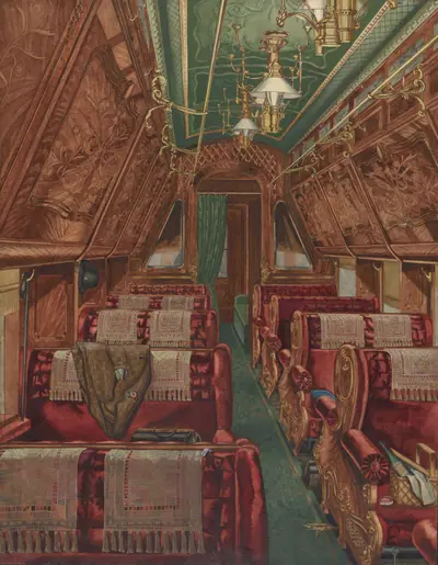 Parlor in Pullman Coach