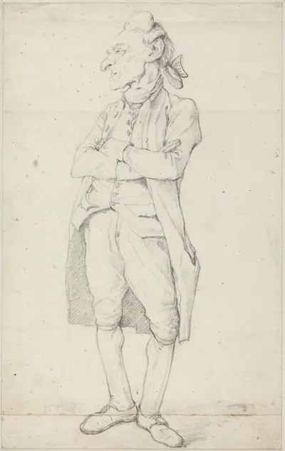 A Gentleman Standing with His Arms Crossed