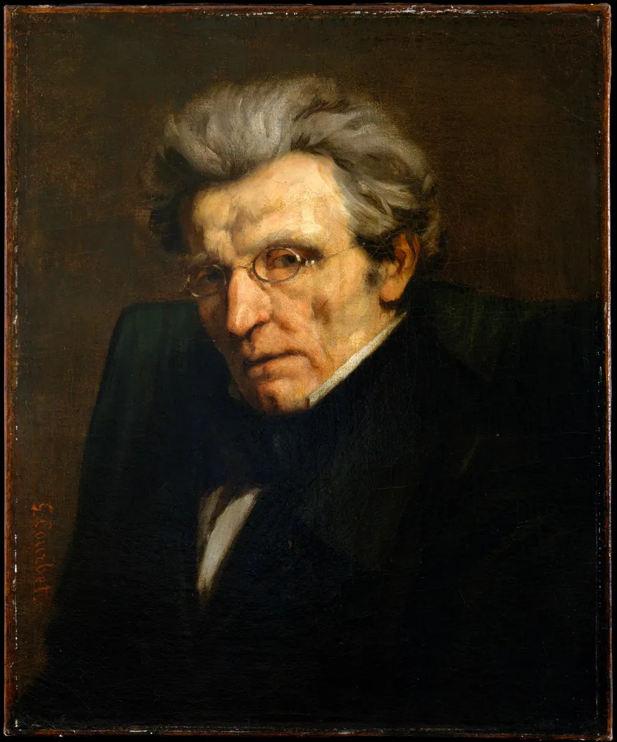 Monsieur Suisse by Gustave Courbet