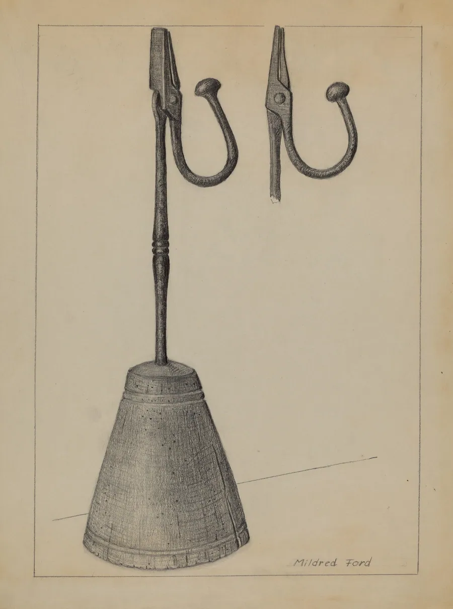 Rush Light Stand by Mildred Ford