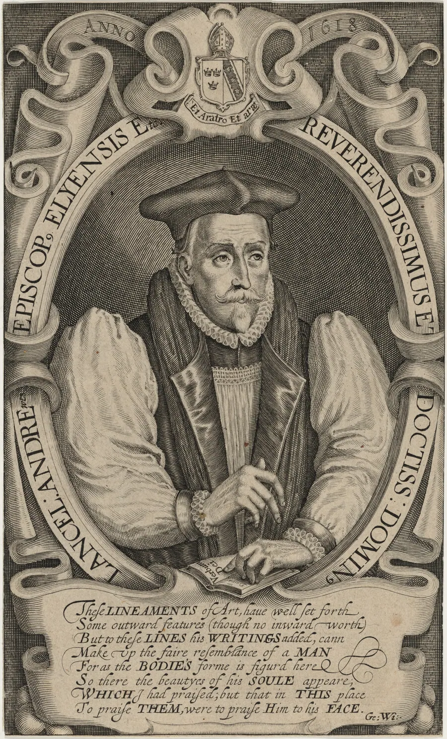 Lancelot Andrews, Bishop of Ely and Winchester by Simon van de Passe