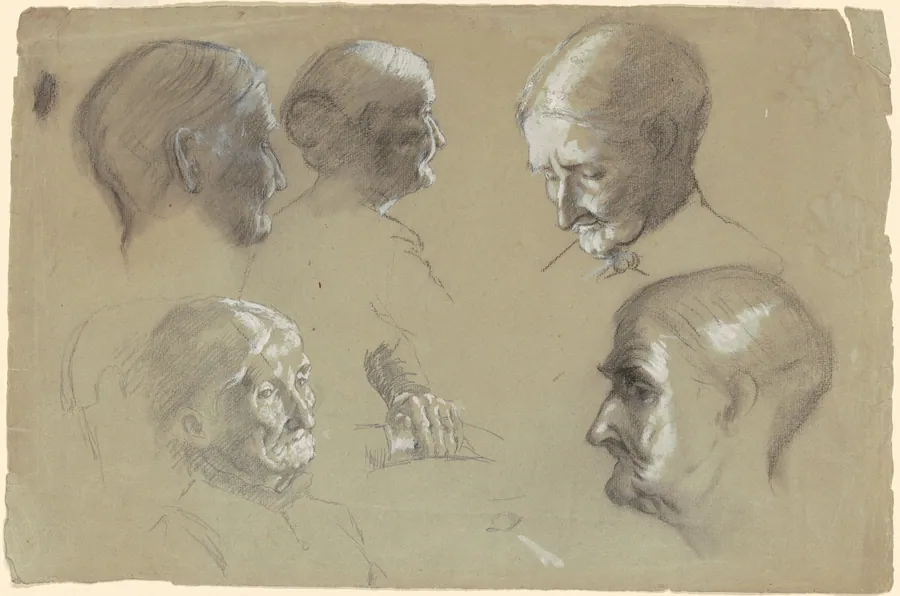 Studies of an Elderly Woman by Enoch Wood Perry, Jr.