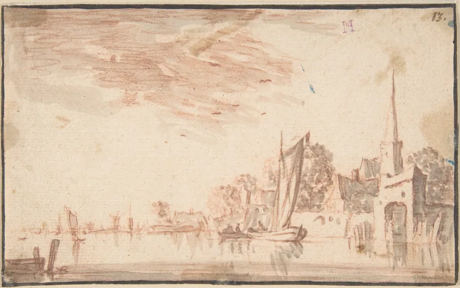 River Scene by Anonymous, Dutch, 17th century