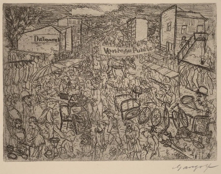 PARIS MARCHÉ AUX PUCES (Paris Flea Market) by Paul Gangolf