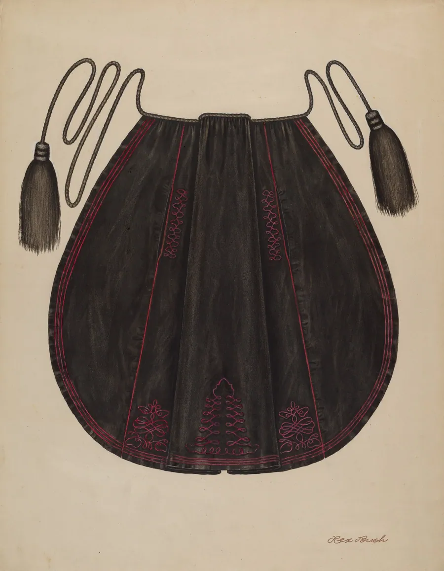 Silk Apron by Rex F. Bush