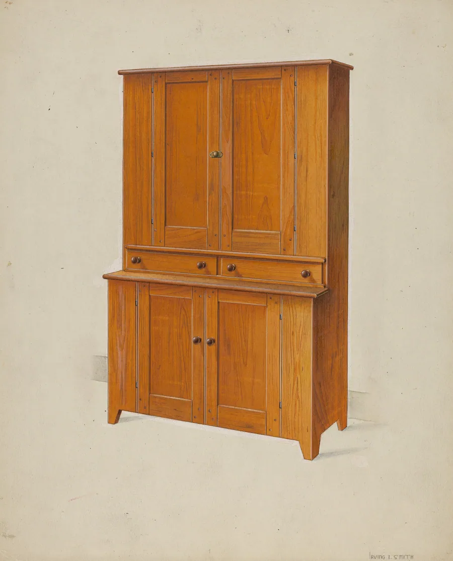 Shaker Cupboard by Irving I. Smith