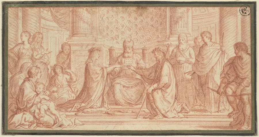 A Marriage Ceremony by Gaspare Diziani