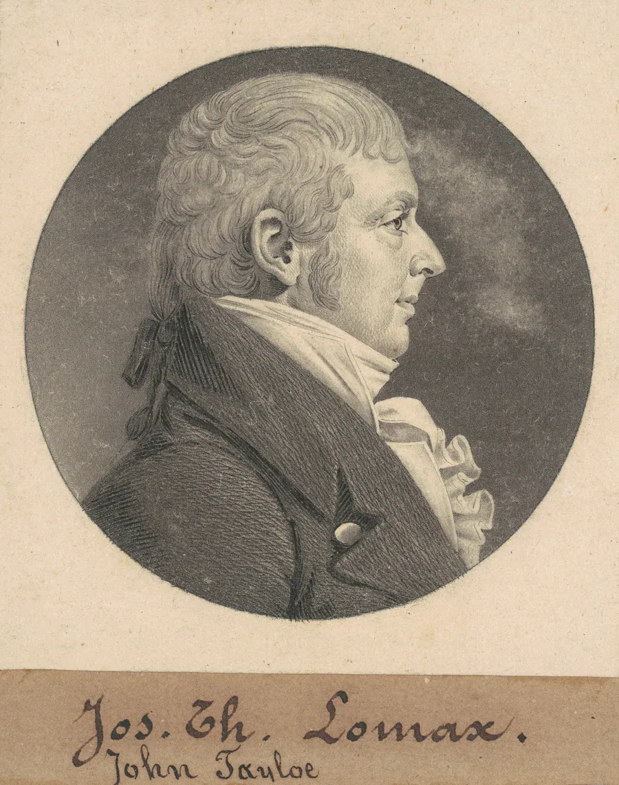 Landon Carter II by Charles B. J. Févret de Saint-Mémin