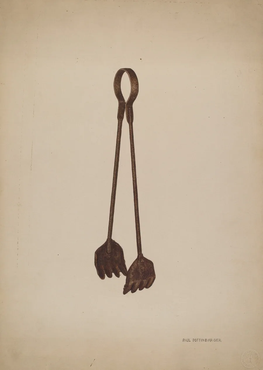 Fireplace Tongs by Paul Poffinbarger